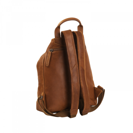 Rucsac de dama The Chesterfield Brand din piele moale, Saar, Maro coniac [6]