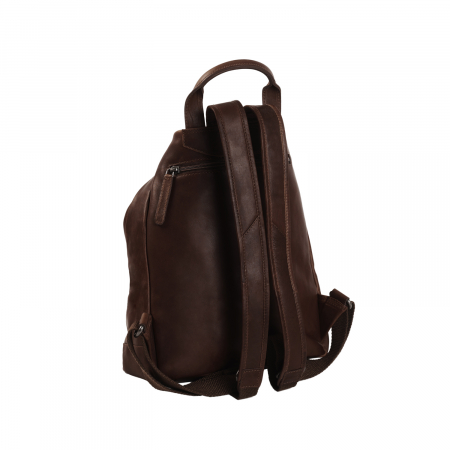 Rucsac de dama The Chesterfield Brand din piele moale, Saar, Maro inchis [5]