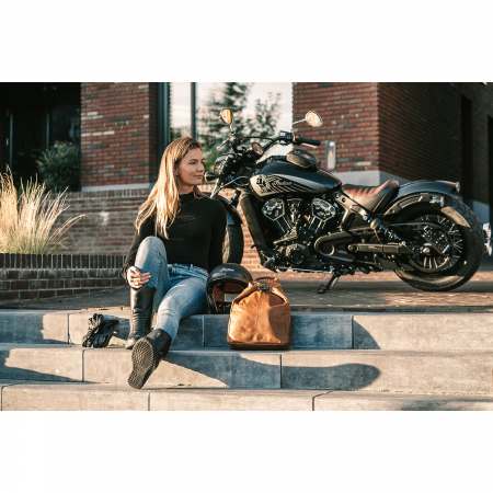 Rucsac de dama The Chesterfield Brand din piele moale, Saar, Maro coniac [7]