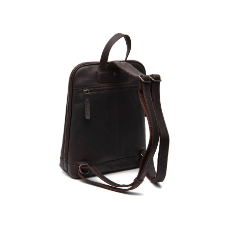 Rucsac de dama, The Chesterfield Brand din piele naturala, Floran, Maro inchis [5]