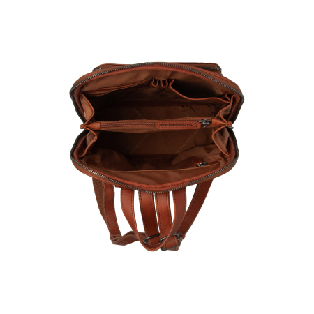 Rucsac de dama, The Chesterfield Brand din piele naturala, Floran, Maro coniac [3]