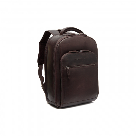 Rucsacuri - Rucsac de laptop 15 inch piele naturala, The Chesterfield brand, Maggiore, Maro inchis