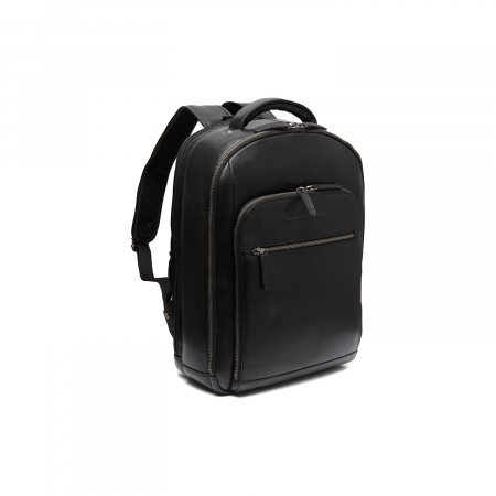 Rucsacuri - Rucsac de laptop 15 inch piele naturala, The Chesterfield brand, Maggiore, Negru