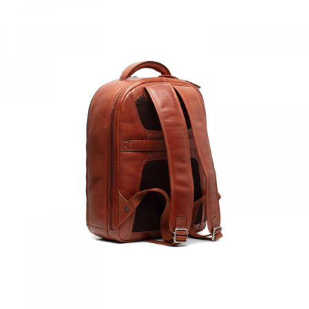 Rucsac de laptop 15 inch piele naturala, The Chesterfield brand, Maggiore, Maro coniac [7]