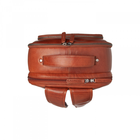 Rucsac de laptop 15 inch piele naturala, The Chesterfield brand, Maggiore, Maro coniac [6]