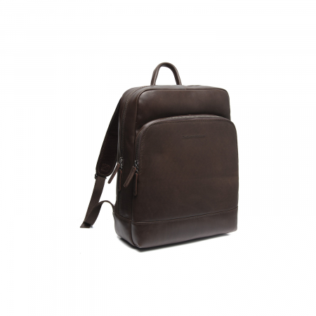 Rucsac de laptop 15 inch piele naturala, The Chesterfield brand, Nicola, Maro inchis [1]