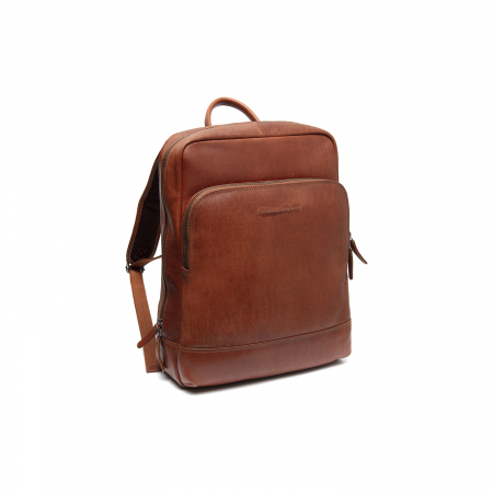 Rucsac de laptop 15 inch piele naturala, The Chesterfield brand, Nicola, Maro coniac [2]