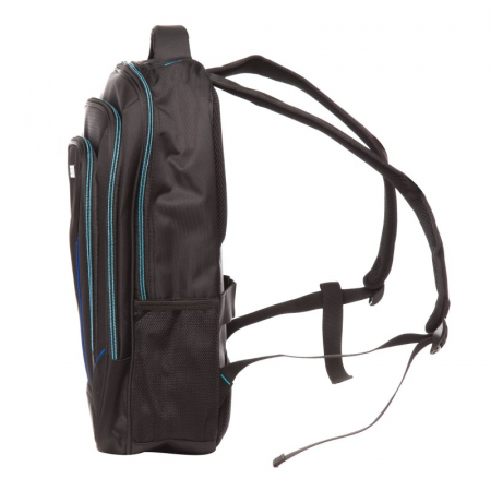 Rucsac de laptop din material textil, Lamonza, Toledo 15 inch, Negru/ Albastru [5]