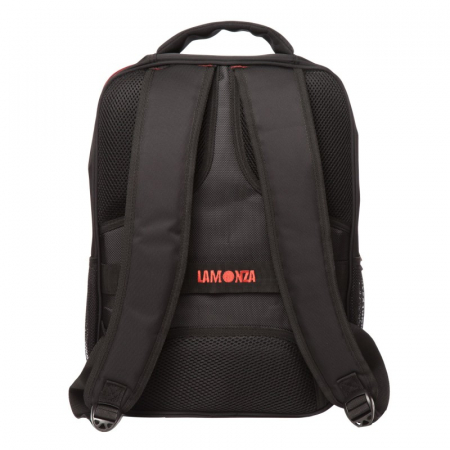 Rucsac de laptop din material textil, Lamonza, Toledo 15 inch, Negru/ Rosu [1]