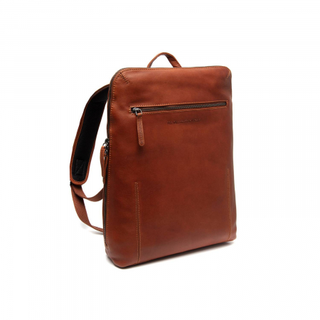 Rucsacuri - Rucsac de laptop din piele naturala, The Chesterfield Brand, Filmore, Maro coniac