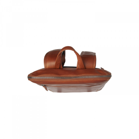 Rucsac de laptop din piele naturala, The Chesterfield Brand, Filmore, Maro coniac [2]