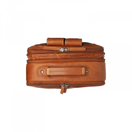 Rucsac calatorii, din piele naturala, The Chesterfield brand, Jamaica, Maro coniac [4]