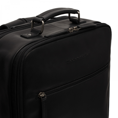 Rucsac calatorii, din piele naturala, The Chesterfield brand, Jamaica, Negru [3]