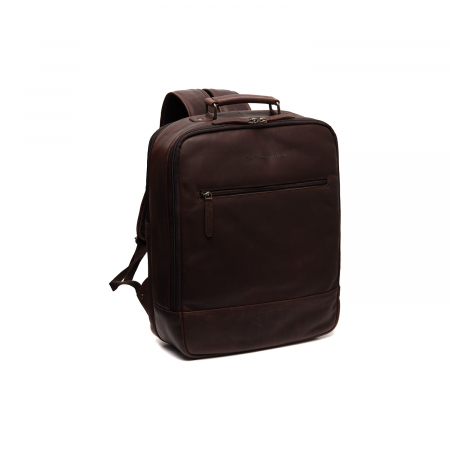 Genti laptop - Rucsac calatorii, din piele naturala, The Chesterfield brand, Jamaica, Maro inchis