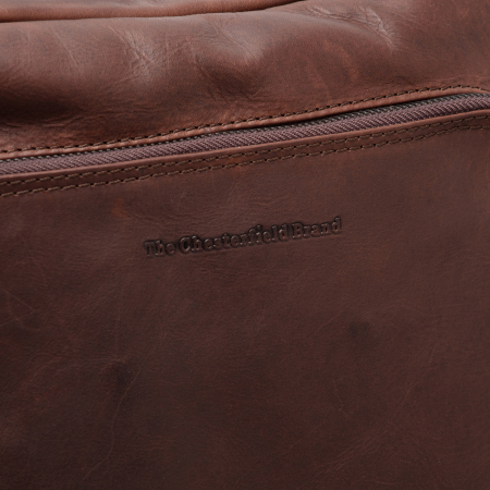 Rucsac de laptop din piele naturala, The Chesterfield Brand, Jasper, Maro inchis [1]