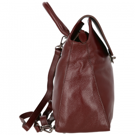 Rucsac din piele naturala, Reform, model 4114, Visiniu [5]
