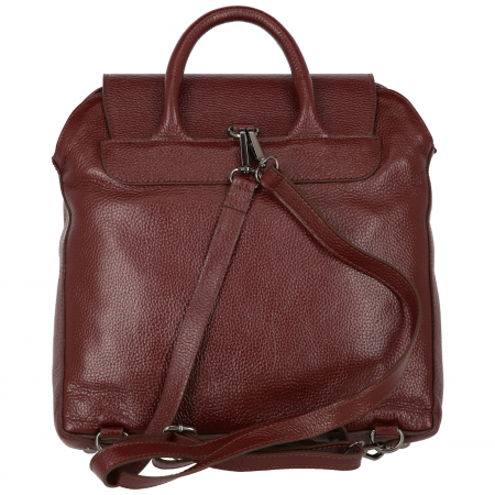 Rucsac din piele naturala, Reform, model 4114, Visiniu [4]