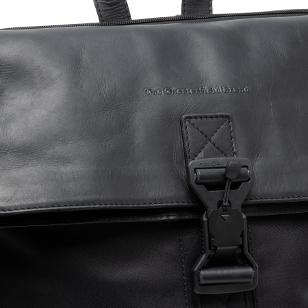 Rucsac din piele si nylon, The Chesterfield Brand, Trondheim, Negru [4]