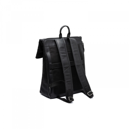 Rucsac din piele si nylon, The Chesterfield Brand, Trondheim, Negru [7]