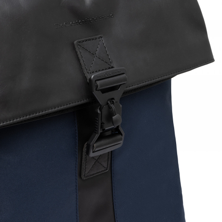 Rucsac din piele si nylon, The Chesterfield Brand, Trondheim, Bleumarin [2]