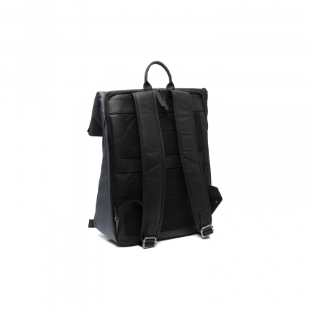 Rucsac din piele si nylon, The Chesterfield Brand, Trondheim, Gri [5]