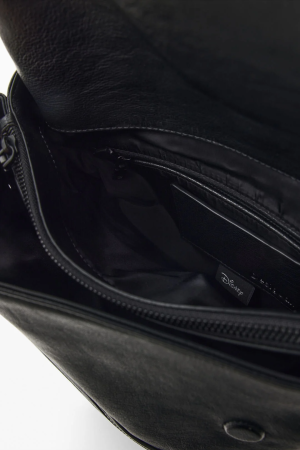 Rucsac  Disney mediu de dama Desigual, cu imprimeu, seria Mickey Face Hampton, Negru [3]