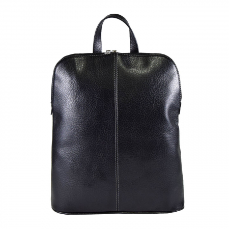 Rucsac/geanta dama din piele naturala moale, model 213, Negru [2]
