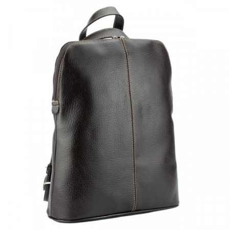 Rucsacuri - Rucsac/geanta dama din piele naturala moale, model 213, Maro