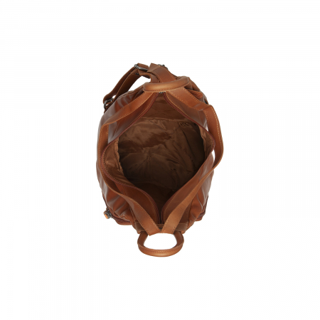 Rucsac / geanta de mana si umar 2 in 1, de dama, din piele naturala, The Chesterfield Brand, Howard, Maro coniac [2]
