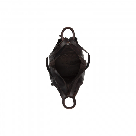 Rucsac / geanta de mana si umar 2 in 1, de dama, din piele naturala, The Chesterfield Brand, Howard, Maro inchis [3]