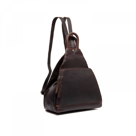 Dama - Rucsac / geanta de mana si umar 2 in 1, de dama, din piele naturala, The Chesterfield Brand, Howard, Maro inchis