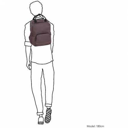 Rucsac unisex impermeabil, Daniel Ray, seria Spokane, Violet inchis [2]