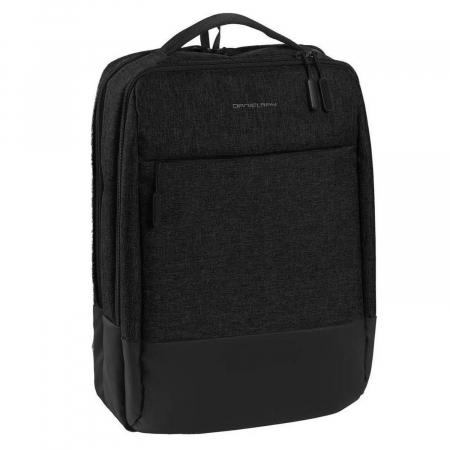 Dama - Rucsac impermeabil, universal, laptop 15,4 inch, Daniel Ray, seria Broward, Negru
