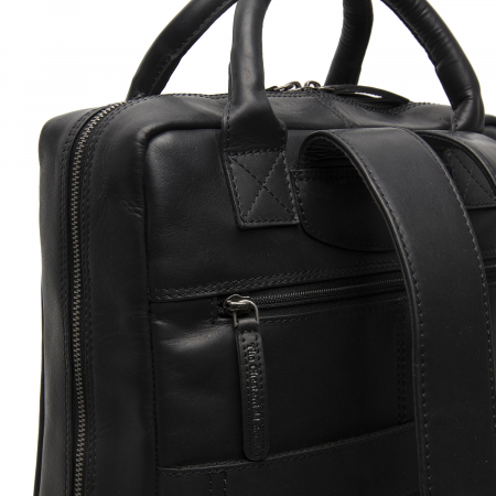 Rucsac laptop 13 inch, The Chesterfield Brand din piele naturala, Georgia, Negru [3]