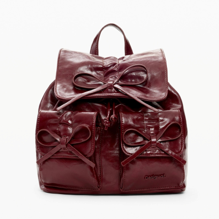 Rucsac mic de dama, Desigual, Candy Bow, Bordo [5]