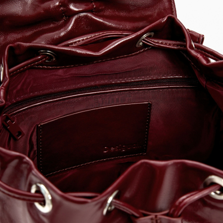 Rucsac mic de dama, Desigual, Candy Bow, Bordo [3]