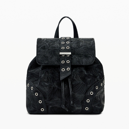 Rucsac mic de dama, Desigual, Leiria, Negru [4]