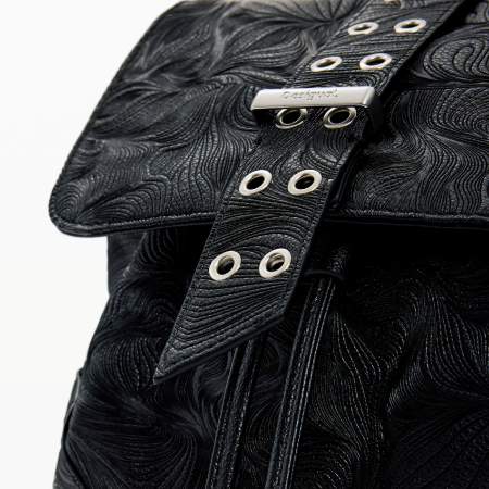 Rucsac mic de dama, Desigual, Leiria, Negru [6]