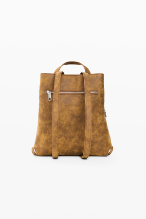 Rucsac mic de dama, Desigual, seria Valentine Sumy - Maro camel [4]