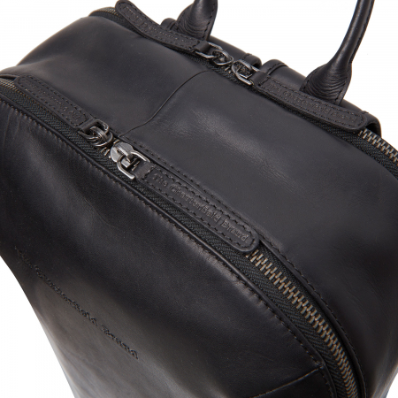 Rucsac pentru laptop de 15 inch The Chesterfield Brand, piele naturala Bangkok, Negru [2]