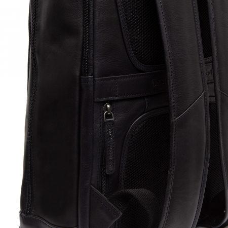 Rucsac cu compartiment laptop 14 inch, The Chesterfield Brand, din piele naturala, Detroit, Negru [3]