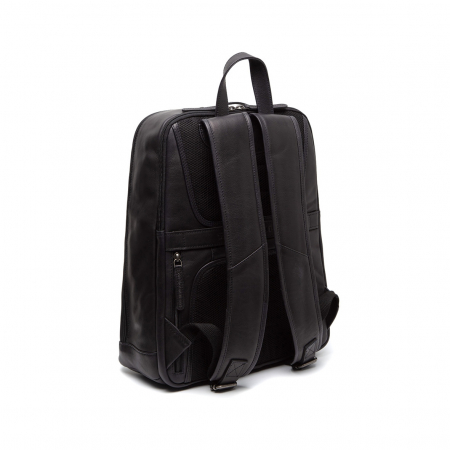 Rucsac cu compartiment laptop 14 inch, The Chesterfield Brand, din piele naturala, Detroit, Negru [4]