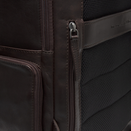 Rucsac calatorii / laptop 15,4 inch, The Chesterfield Brand, din piele, model Lennox, Maro inchis [6]