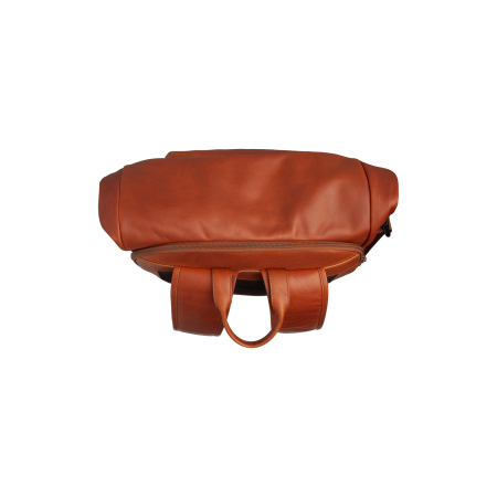Rucsac pentru tableta si laptop de 16 inch, The Chesterfield Brand, din piele naturala, Remo, Maro coniac [7]