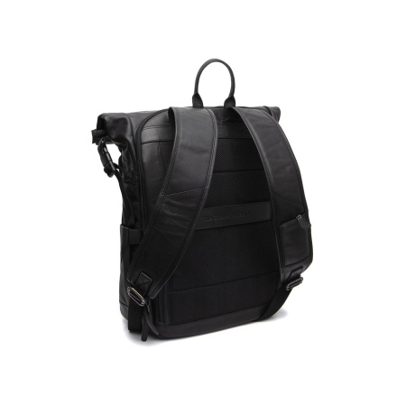 Rucsac pentru tableta si laptop de 16 inch, The Chesterfield Brand, din piele naturala, Remo, Negru [8]