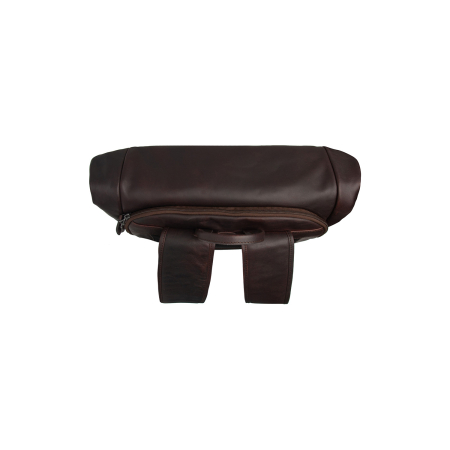 Rucsac pentru tableta si laptop de 16 inch, The Chesterfield Brand, din piele naturala, Remo, Maro inchis [2]