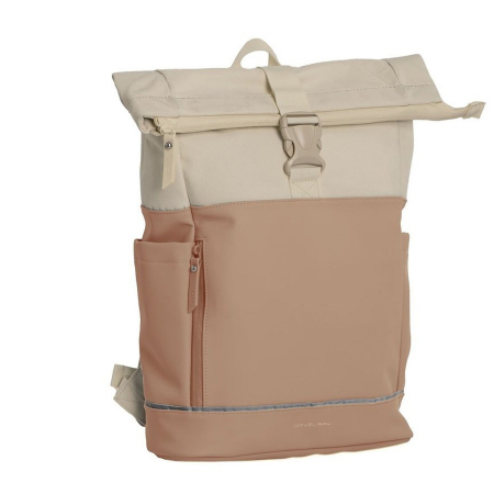 Rucsac Rolltop impermeabil Daniel Ray 15,6 inch Pittsburgh, Roz vechi / Bej