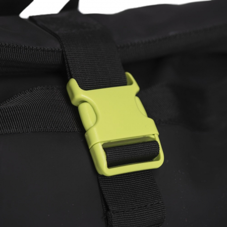 Rucsac Rolltop impermeabil, Daniel Ray, seria Newcastle, Negru / Lime [2]