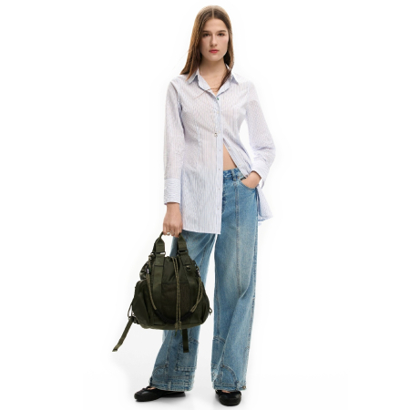 Rucsac si geanta de dama, Desigual, Modular Discover, Verde army [5]