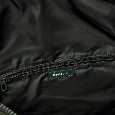 Rucsac si geanta de dama, Desigual, seria Basic Modular Discover, Verde Army [3]